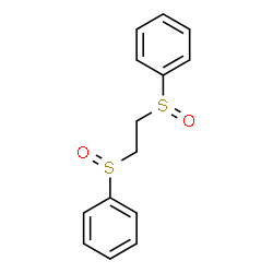 ChemSpider 2D Image | 1,1'-(1,2-Ethanediyldisulfinyl)dibenzene | C14H14O2S2