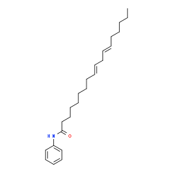 ChemSpider 2D Image | (9E,12E)-N-Phenyl-9,12-octadecadienamide | C24H37NO