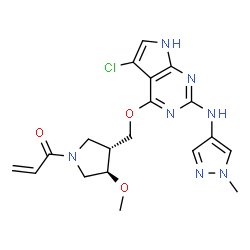 ChemSpider 2D Image | Pf-06459988 | C19H22ClN7O3