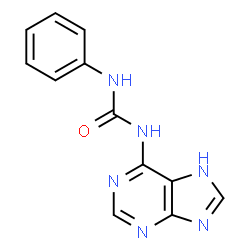 ChemSpider 2D Image | 1-Phenyl-3-(7H-purin-6-yl)urea | C12H10N6O