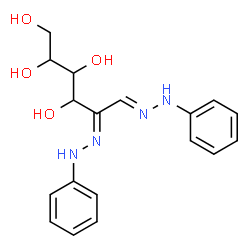 ChemSpider 2D Image | (5Z,6E)-5,6-Bis(phenylhydrazono)-1,2,3,4-hexanetetrol | C18H22N4O4