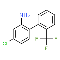 ChemSpider 2D Image | 4-Chloro-2'-(trifluoromethyl)-2-biphenylamine | C13H9ClF3N