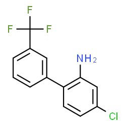 ChemSpider 2D Image | 4-Chloro-3'-(trifluoromethyl)-2-biphenylamine | C13H9ClF3N