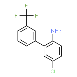 ChemSpider 2D Image | 5-Chloro-3'-(trifluoromethyl)-2-biphenylamine | C13H9ClF3N