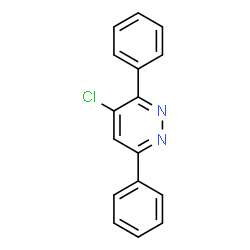 ChemSpider 2D Image | 4-Chloro-3,6-diphenylpyridazine | C16H11ClN2