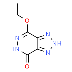 ChemSpider 2D Image | 4-Ethoxy-1H-[1,2,3]triazolo[4,5-d]pyridazin-7-ol | C6H7N5O2