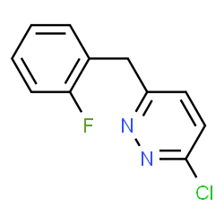 ChemSpider 2D Image | 3-Chloro-6-(2-fluorobenzyl)pyridazine | C11H8ClFN2