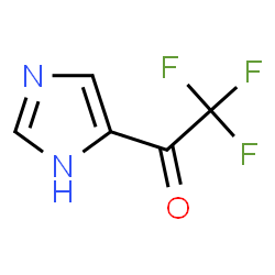 ChemSpider 2D Image | 2,2,2-Trifluoro-1-(1H-imidazol-5-yl)ethanone | C5H3F3N2O