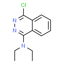 ChemSpider 2D Image | 4-Chloro-N,N-diethyl-1-phthalazinamine | C12H14ClN3