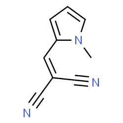 ChemSpider 2D Image | [(1-Methyl-1H-pyrrol-2-yl)methylene]malononitrile | C9H7N3