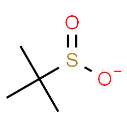 ChemSpider 2D Image | 2-Methyl-2-propanesulfinate | C4H9O2S
