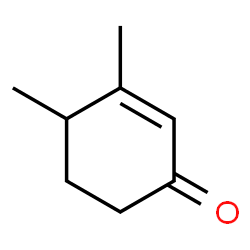ChemSpider 2D Image | 3,4-Dimethyl-2-cyclohexen-1-one  | C8H12O