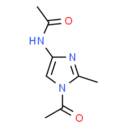 ChemSpider 2D Image | N-(1-Acetyl-2-methyl-1H-imidazol-4-yl)acetamide | C8H11N3O2