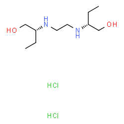 ChemSpider 2D Image | Ethambutol dihydrochloride | C10H26Cl2N2O2