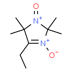ChemSpider 2D Image | 4-Ethyl-2,2,5,5-tetramethyl-1-oxo-2,5-dihydro-1H-imidazol-1-ium 3-oxide | C9H17N2O2