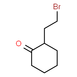 ChemSpider 2D Image | 2-(2-Bromoethyl)cyclohexanone | C8H13BrO