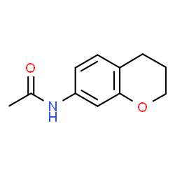 ChemSpider 2D Image | N-(3,4-Dihydro-2H-chromen-7-yl)acetamide | C11H13NO2