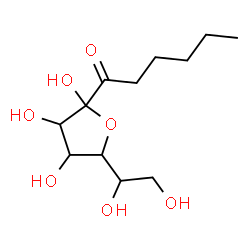 ChemSpider 2D Image | 1-C-Hexanoylhexofuranose | C12H22O7