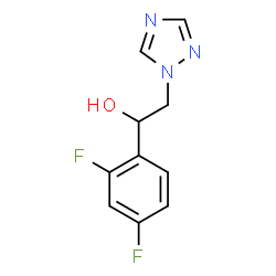 ChemSpider 2D Image | 1-(2,4-Difluorophenyl)-2-(1H-1,2,4-triazol-1-yl)ethanol | C10H9F2N3O