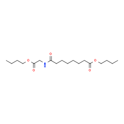 ChemSpider 2D Image | Butyl 8-[(2-butoxy-2-oxoethyl)amino]-8-oxooctanoate | C18H33NO5