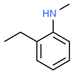 ChemSpider 2D Image | 2-Ethyl-N-methylaniline | C9H13N