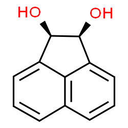 ChemSpider 2D Image | cis-1,2-Acenaphthenediol | C12H10O2
