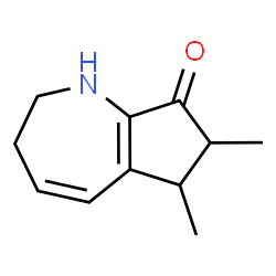 ChemSpider 2D Image | 6,7-dimethyl-2,3,6,7-tetrahydro-cyclopent[b]azepin-8(1H)-one | C11H15NO