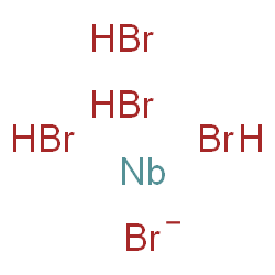 ChemSpider 2D Image | niobium bromide tetrahydrobromide | H4Br5Nb
