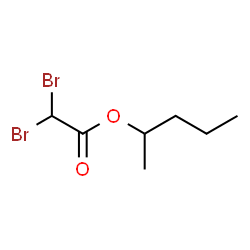 ChemSpider 2D Image | 2-Pentanyl dibromoacetate | C7H12Br2O2