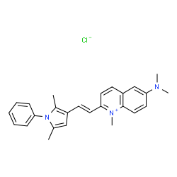 ChemSpider 2D Image | pyrvinium chloride | C26H28ClN3