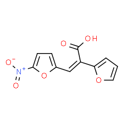 ChemSpider 2D Image | (2Z)-2-(2-Furyl)-3-(5-nitro-2-furyl)acrylic acid | C11H7NO6