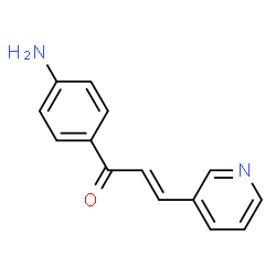 ChemSpider 2D Image | (2E)-1-(4-Aminophenyl)-3-(3-pyridinyl)-2-propen-1-one | C14H12N2O