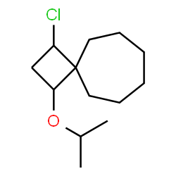 ChemSpider 2D Image | 1-Chloro-3-isopropoxyspiro[3.6]decane | C13H23ClO