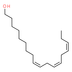 ChemSpider 2D Image | linolenyl alcohol | C18H32O