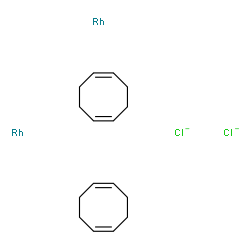 ChemSpider 2D Image | 1,5-Cyclooctadiene, chloride, (1Z,5Z)-, rhodium salt (2:2:1) | C16H24Cl2Rh2