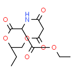 ChemSpider 2D Image | Diethyl [(3-ethoxy-3-oxopropanoyl)amino]malonate | C12H19NO7