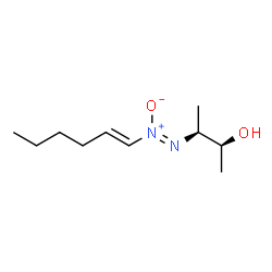 ChemSpider 2D Image | (2S,3S)-3-[(Z)-(1E)-1-Hexen-1-yl-ONN-azoxy]-2-butanol | C10H20N2O2