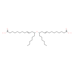 ChemSpider 2D Image | (9E,9'E)-12,12'-Oxybis(9-octadecenoic acid) | C36H66O5
