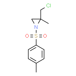 ChemSpider 2D Image | Aziridine, 2-chloromethyl-2-methyl-1-(4-methylphenylsulfonyl)- | C11H14ClNO2S