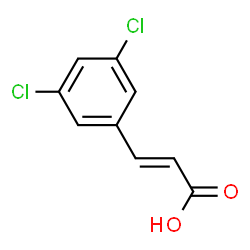 ChemSpider 2D Image | (2E)-3-(3,5-Dichlorophenyl)acrylic acid | C9H6Cl2O2