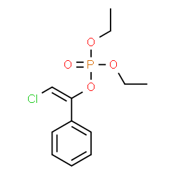 ChemSpider 2D Image | (E)-2-Chloro-1-phenylvinyl diethyl phosphate | C12H16ClO4P