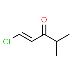 ChemSpider 2D Image | (1E)-1-Chloro-4-methyl-1-penten-3-one | C6H9ClO