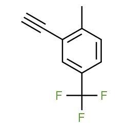 ChemSpider 2D Image | 2-Ethynyl-1-methyl-4-(trifluoromethyl)benzene | C10H7F3