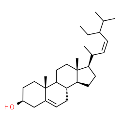 ChemSpider 2D Image | (3beta,9xi,17alpha,20S,22Z,24xi)-Stigmasta-5,22-dien-3-ol | C29H48O