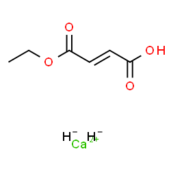 ChemSpider 2D Image | Calcium hydride - (2E)-4-ethoxy-4-oxo-2-butenoic acid (1:2:1) | C6H10CaO4