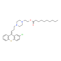 ChemSpider 2D Image | Zuclopenthixol decanoate | C32H43ClN2O2S