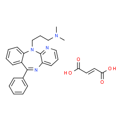 ChemSpider 2D Image | TAMPRAMINE FUMARATE | C27H28N4O4