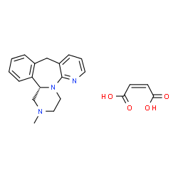 ChemSpider 2D Image | Esmirtazepine maleate | C21H23N3O4