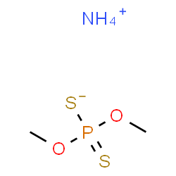 ChemSpider 2D Image | ammonium O,O-dimethyl dithiophosphate | C2H10NO2PS2