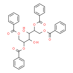 ChemSpider 2D Image | 1,2,5,6-Tetra-O-benzoylhexitol | C34H30O10